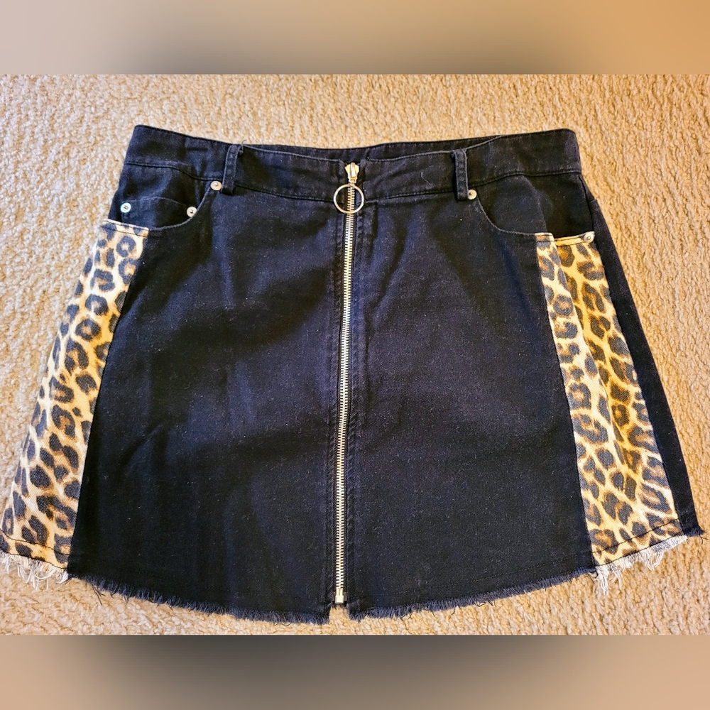 Jean Mini skirt